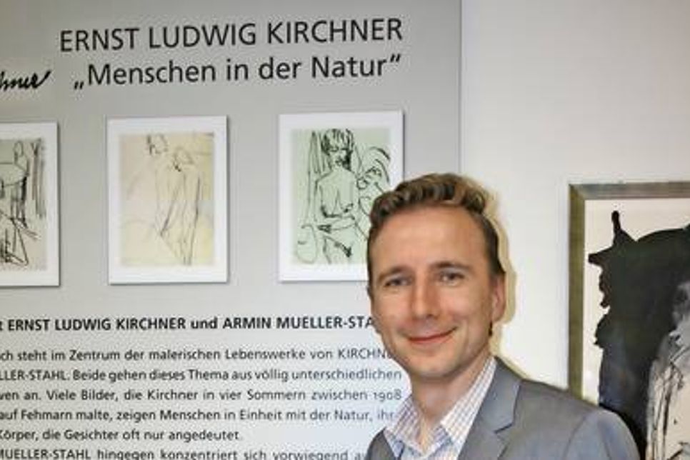 Kunsthistoriker und Autor Steffen Krautzig stellte sein Buch „Ernst Ludwig Kirchner auf Fehmarn“ vor.