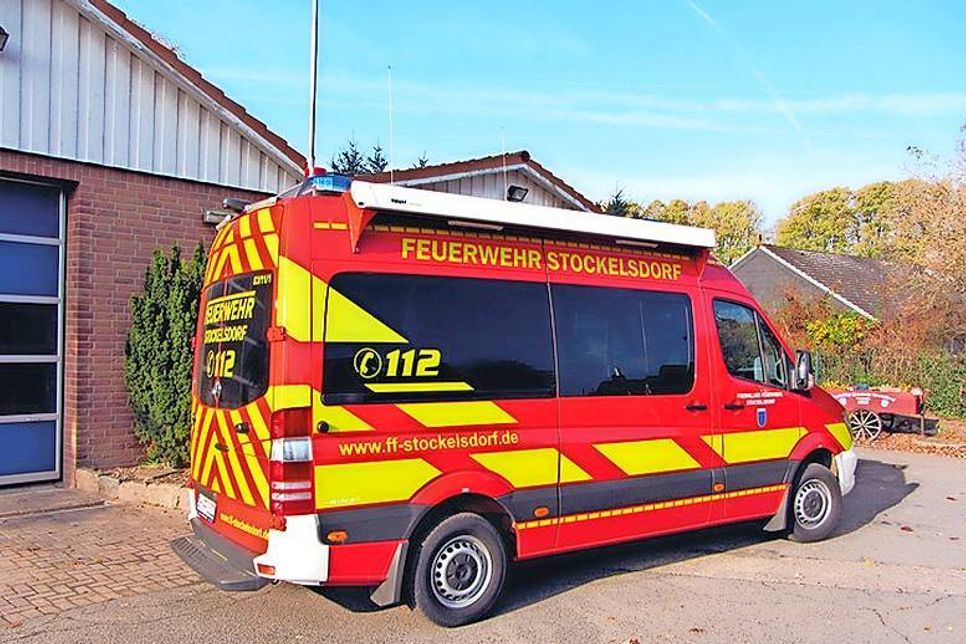 Der neue Einsatzleitwagen der Freiwilligen Feuerwehr Stockelsdorf.