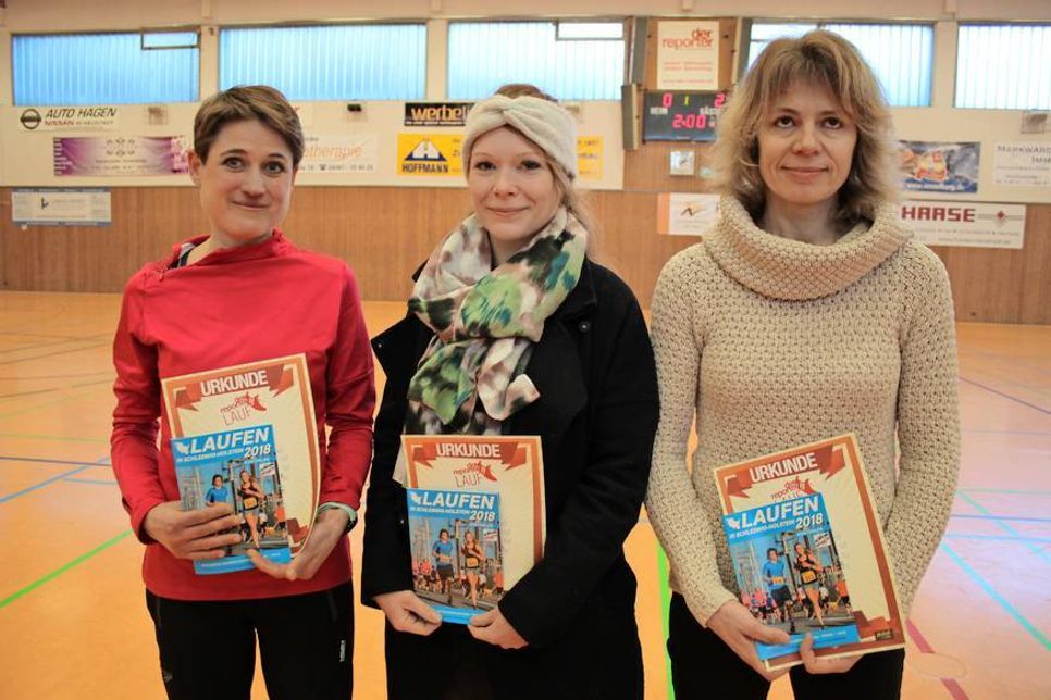 Sieger Frauen: Susanne Modlich, Stephanie Storz, Silvana Stief (v. lks.).