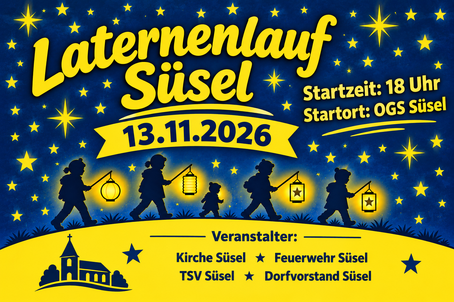 Laternenlauf Süsel 2026 - Neustadt - der reporter