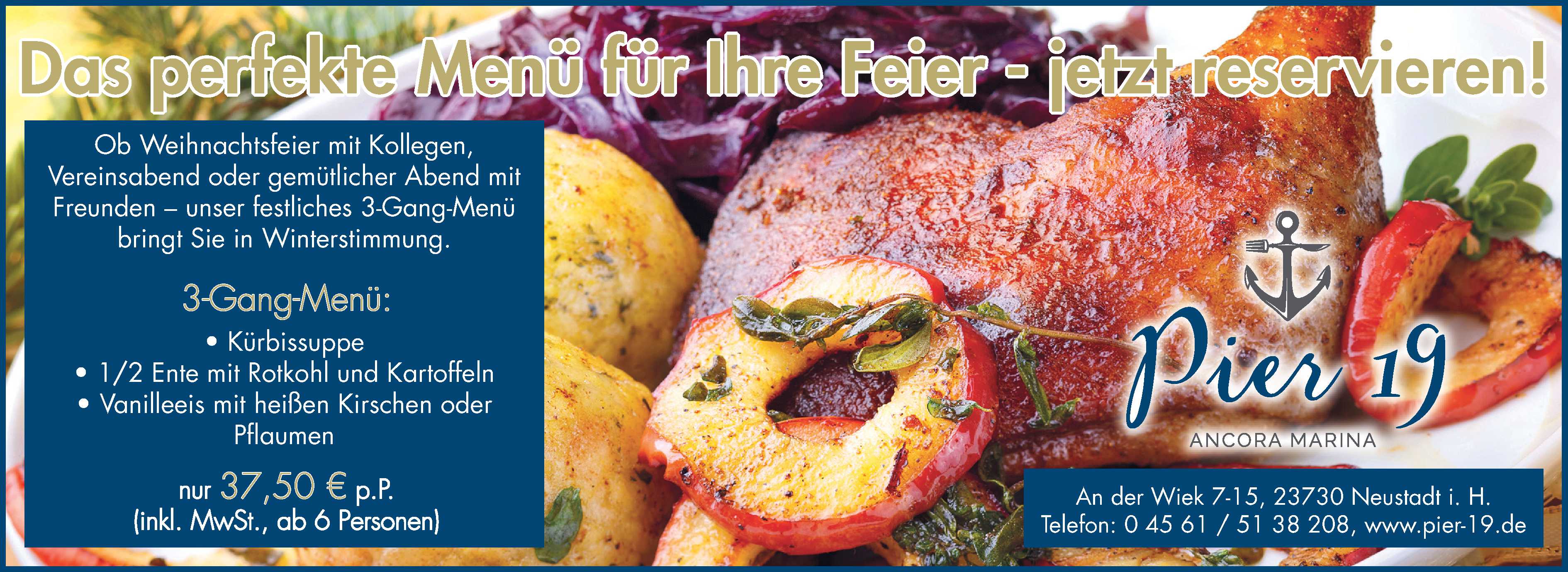 Menüs ab 6 Personen