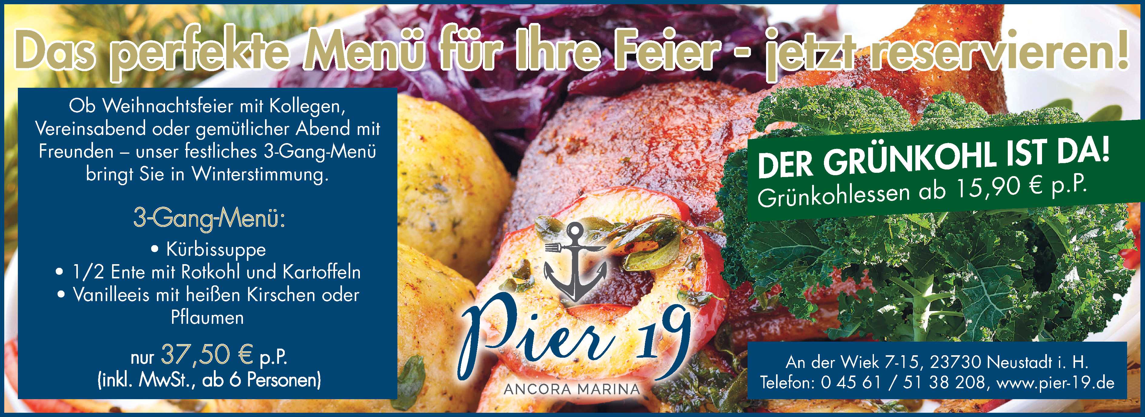 Menüs ab 6 Personen