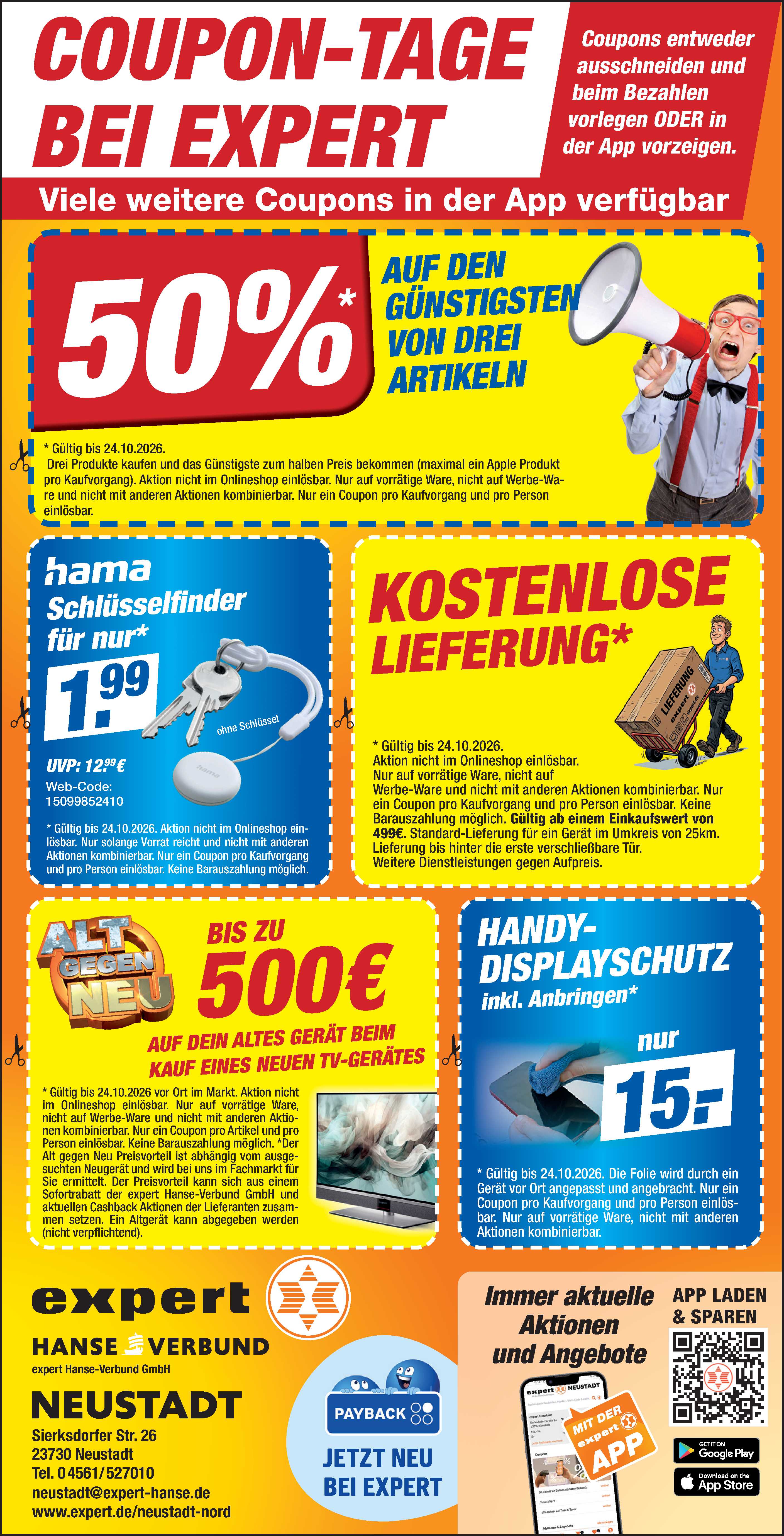 Coupon-Tage bei Expert