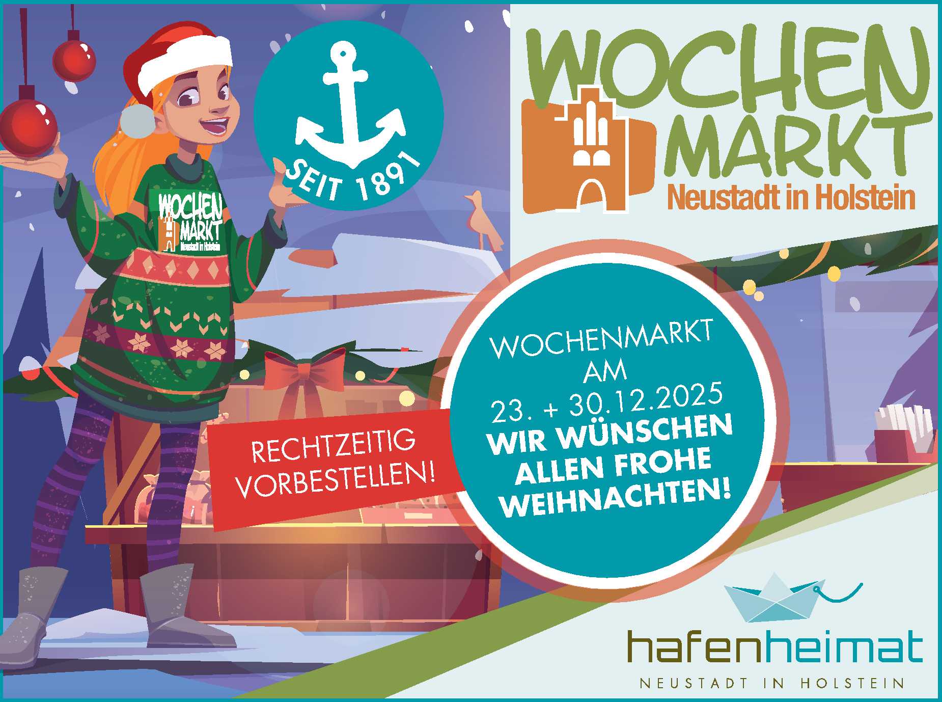Wochenmarkt Weihnachten