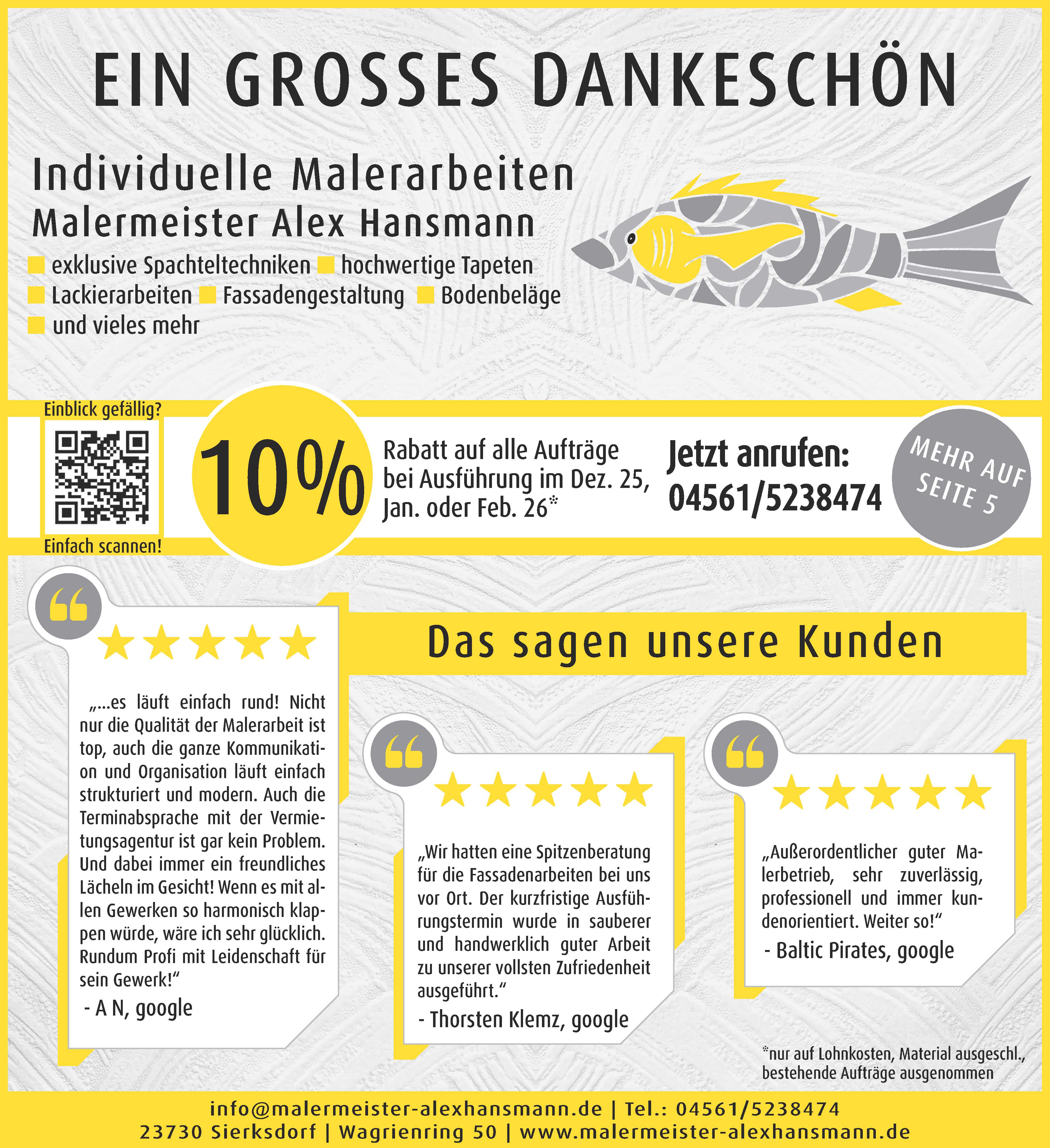 Titelseite 10% Aktion