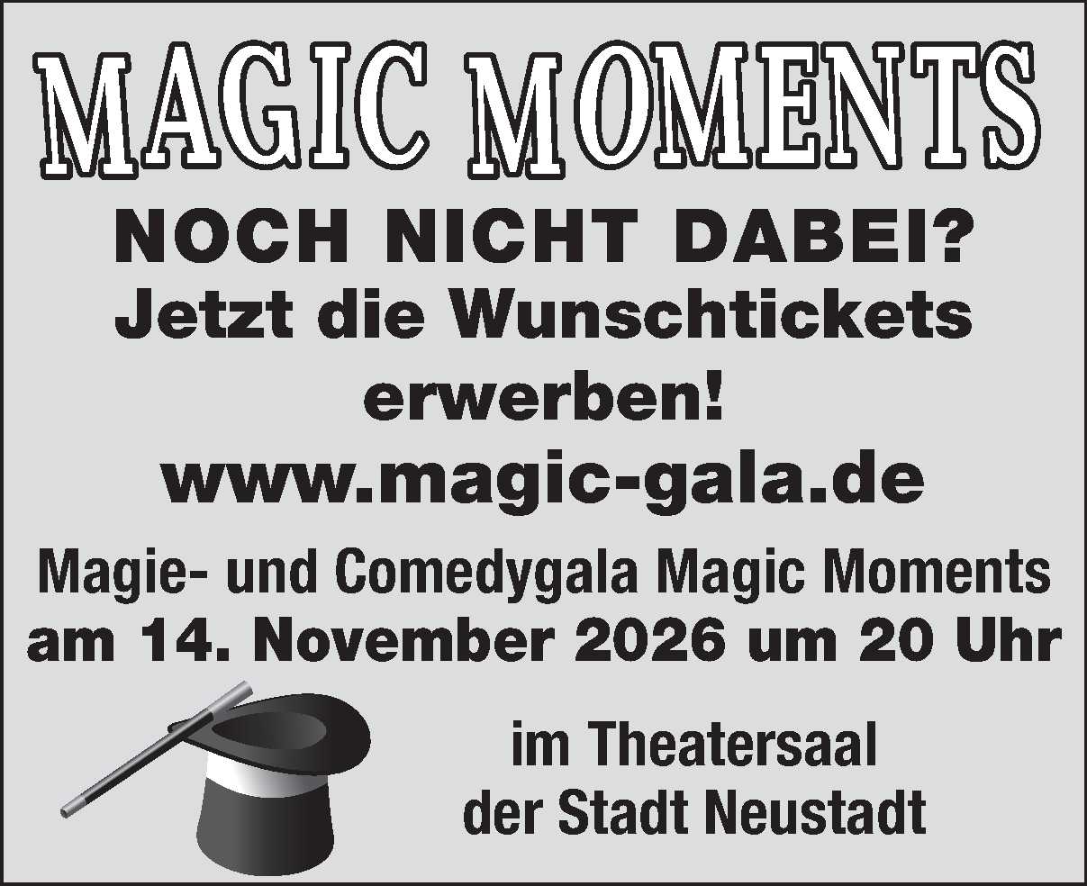 Magic Moments am 14.11.