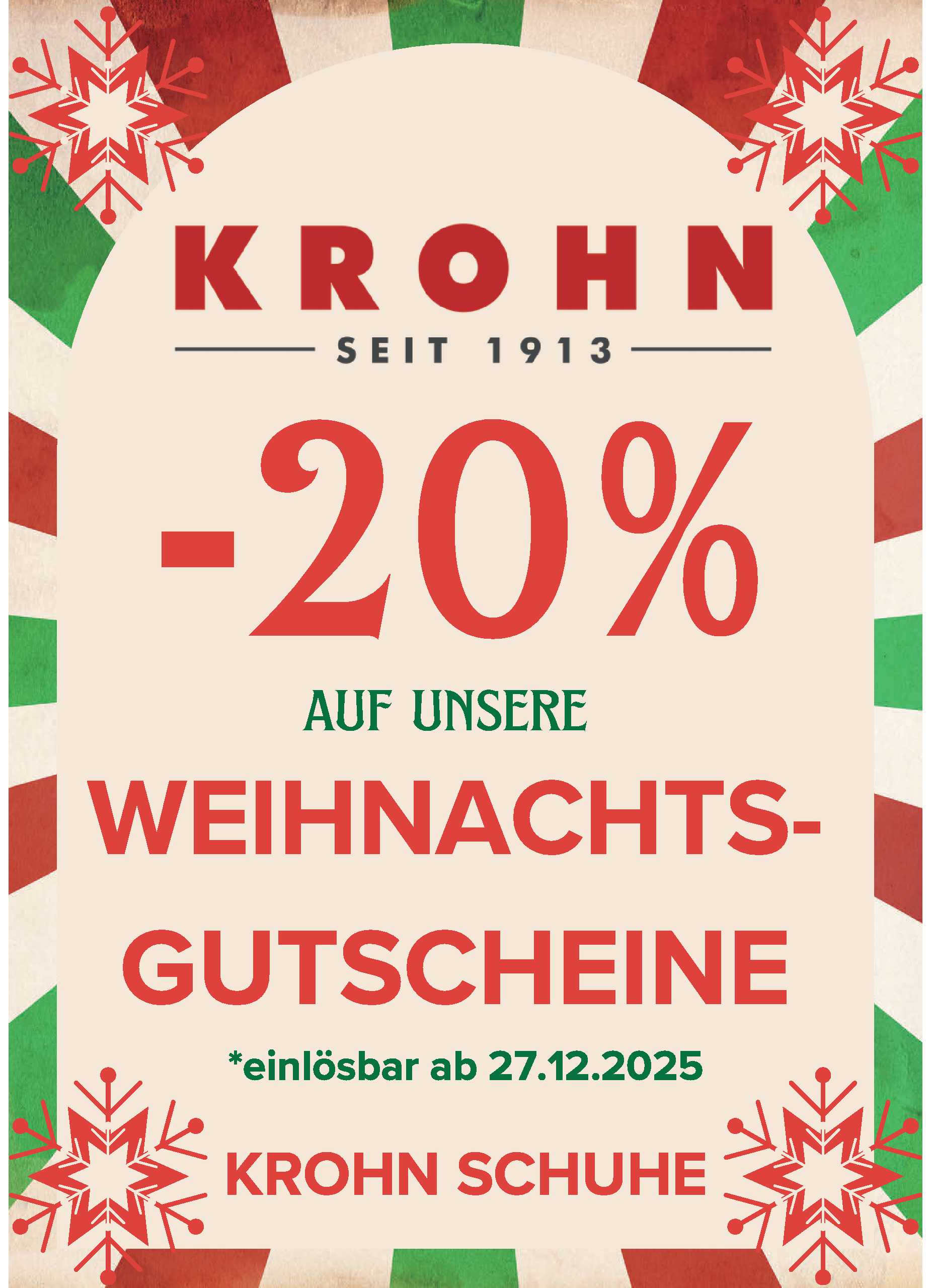 Weihnachtsgutscheine