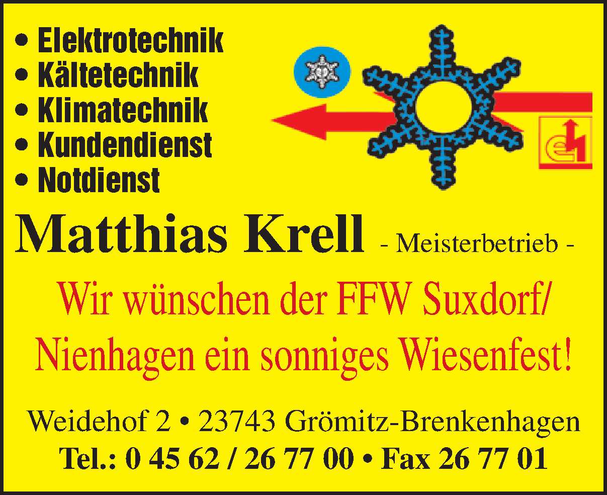 Wiesenfest FFW Suxdorf/Nienhagen