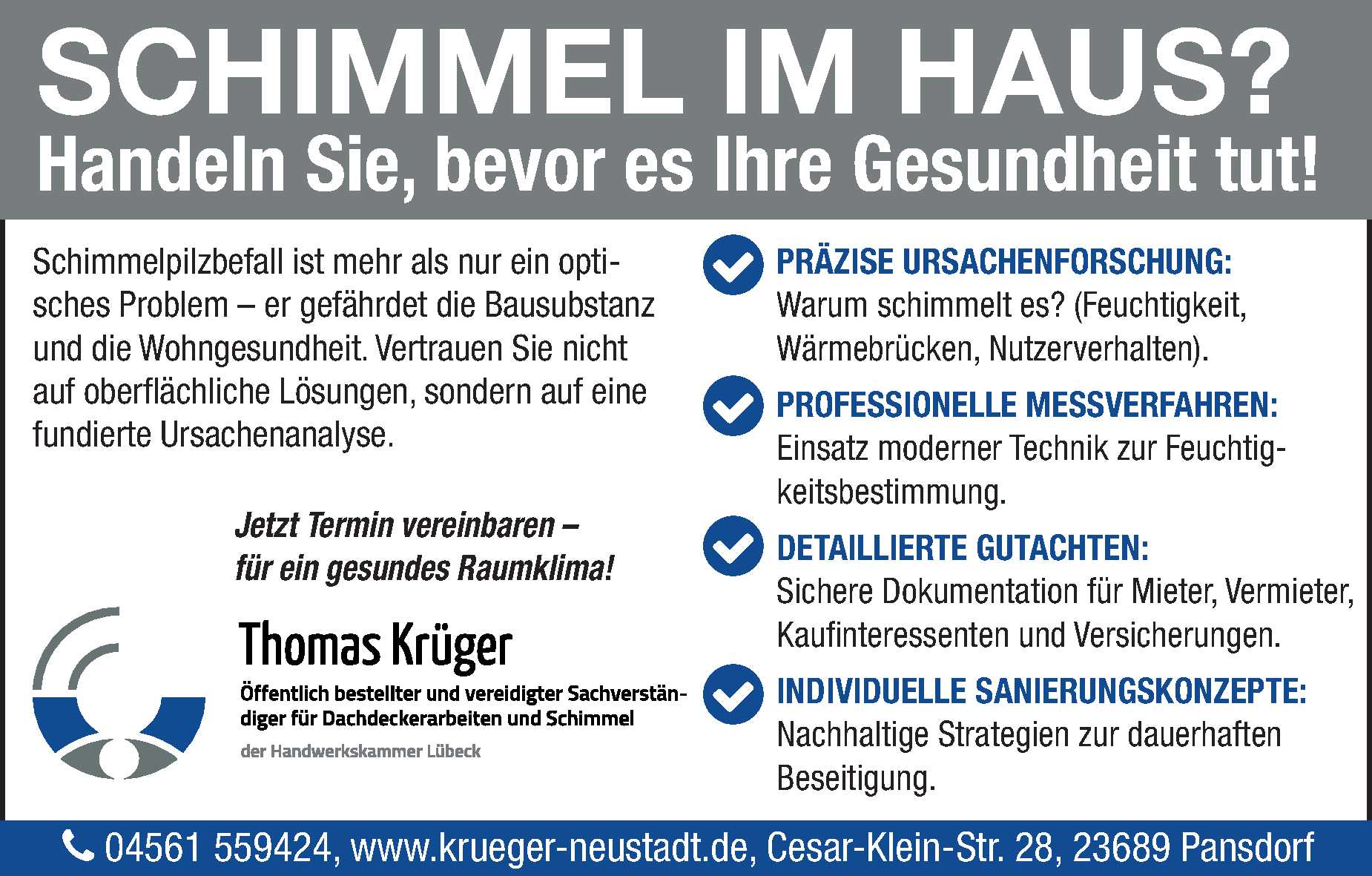 Sachverständiger für Schimmel
