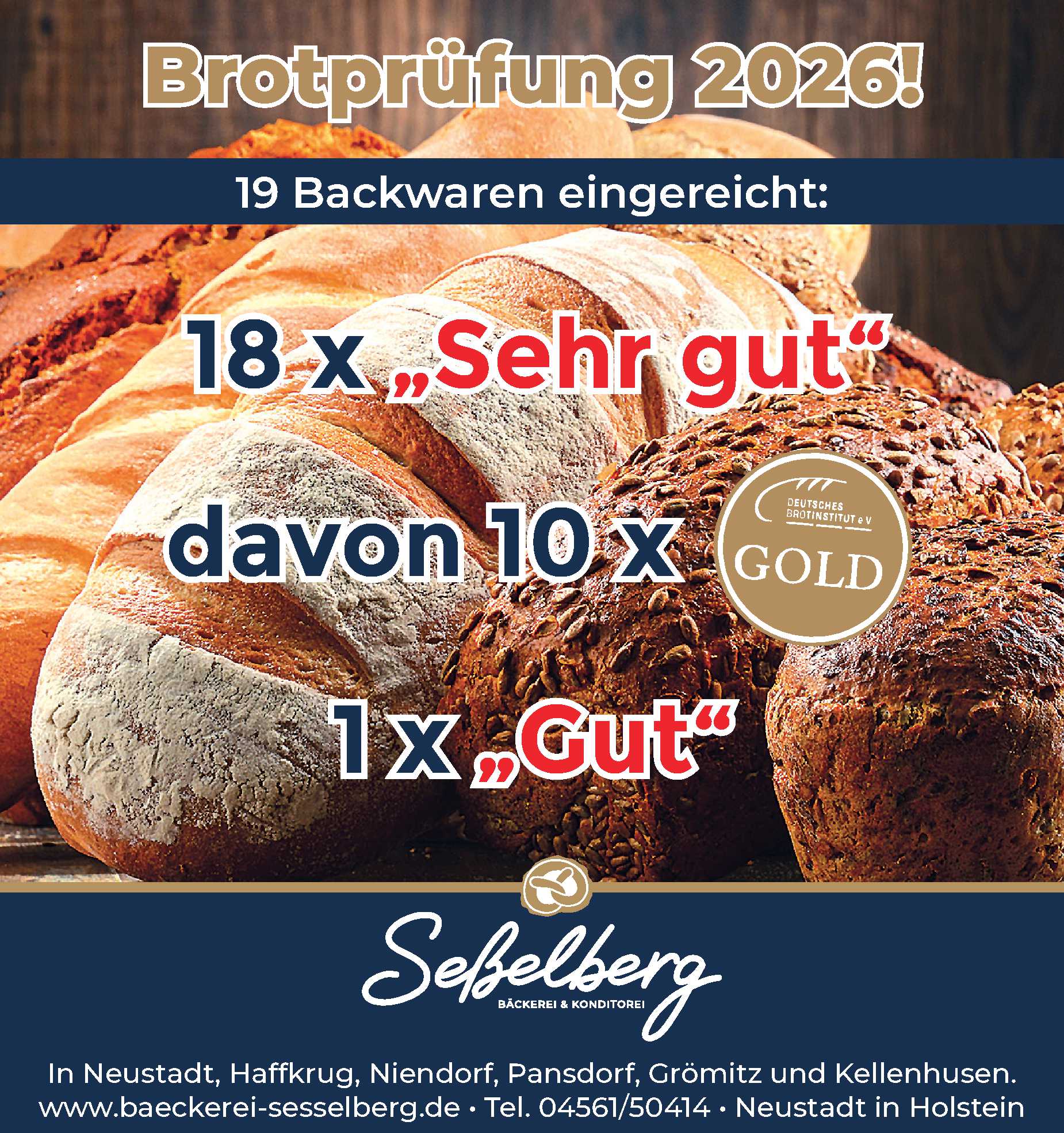 Brot- und Brötchenprüfung