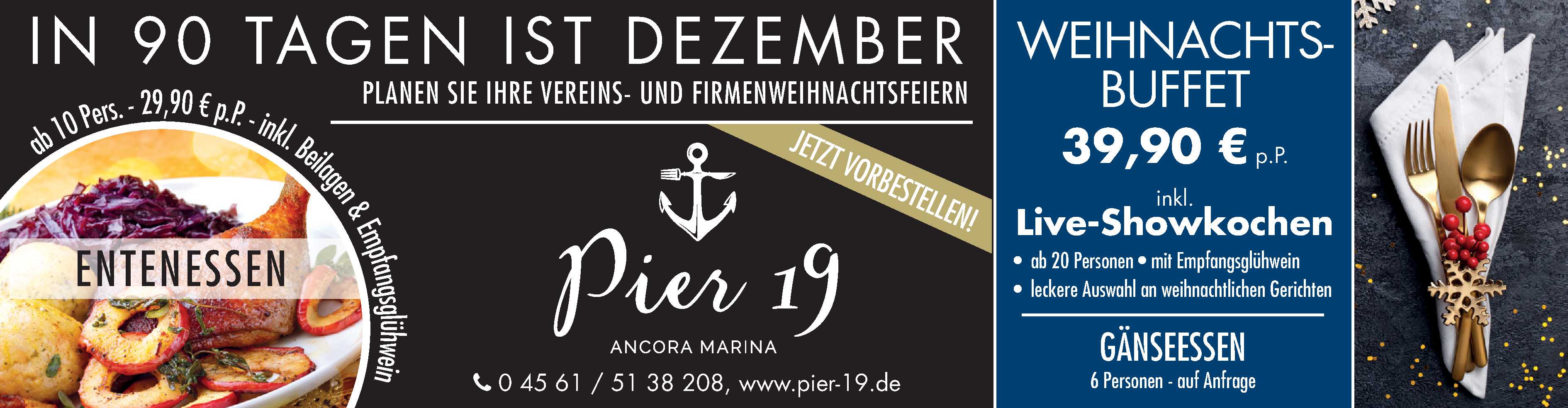 Weihnachtsfeiern