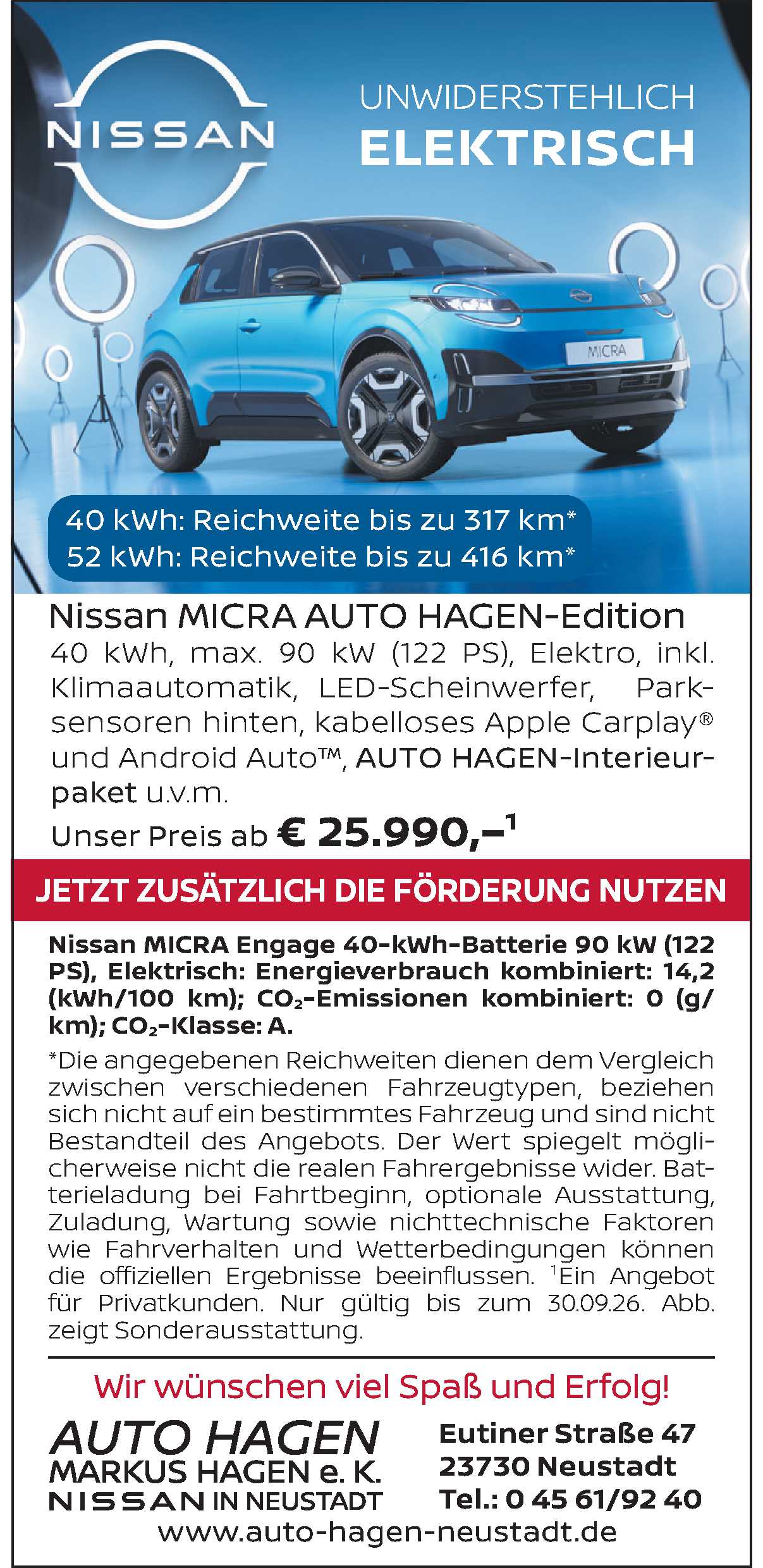 Micra Elektromobilität