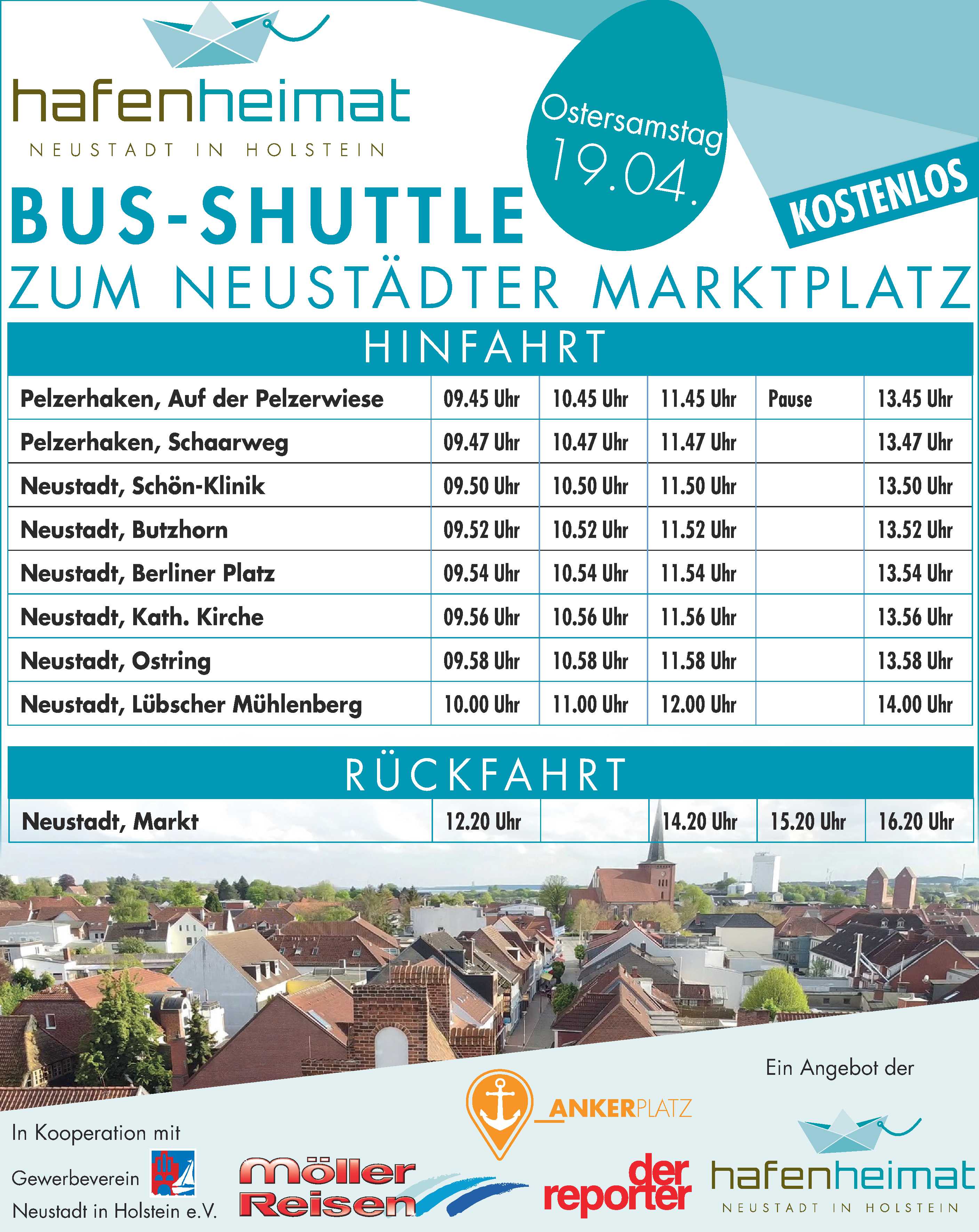 Ostern - Busschuttle 