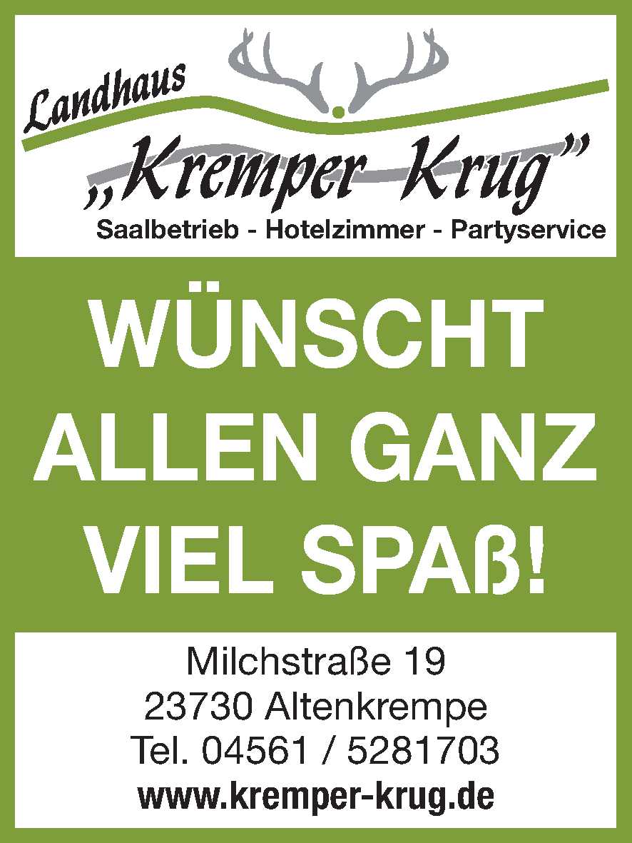 Bürgervogelschießen Altenkrempe