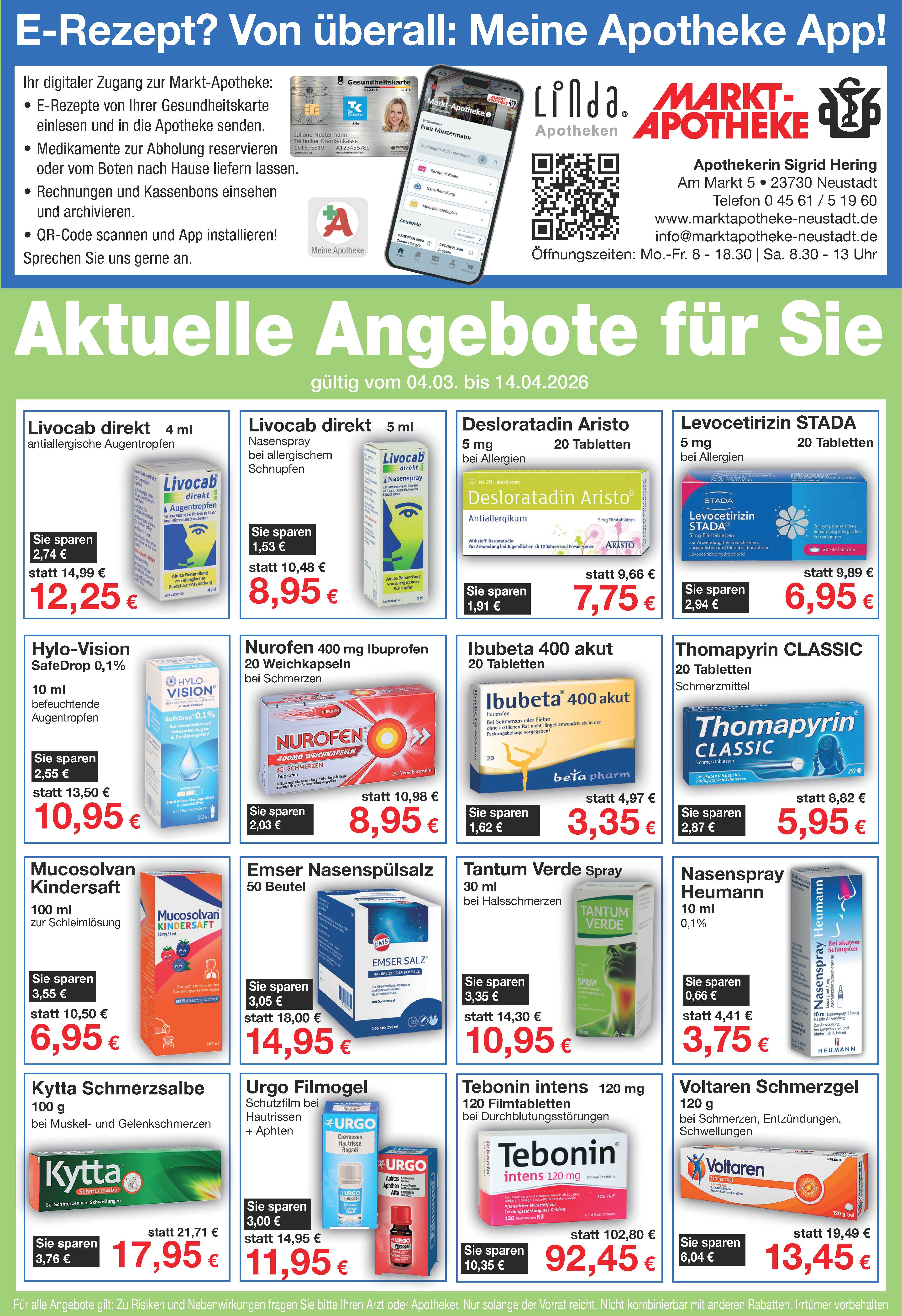 Angebote März/April 2026