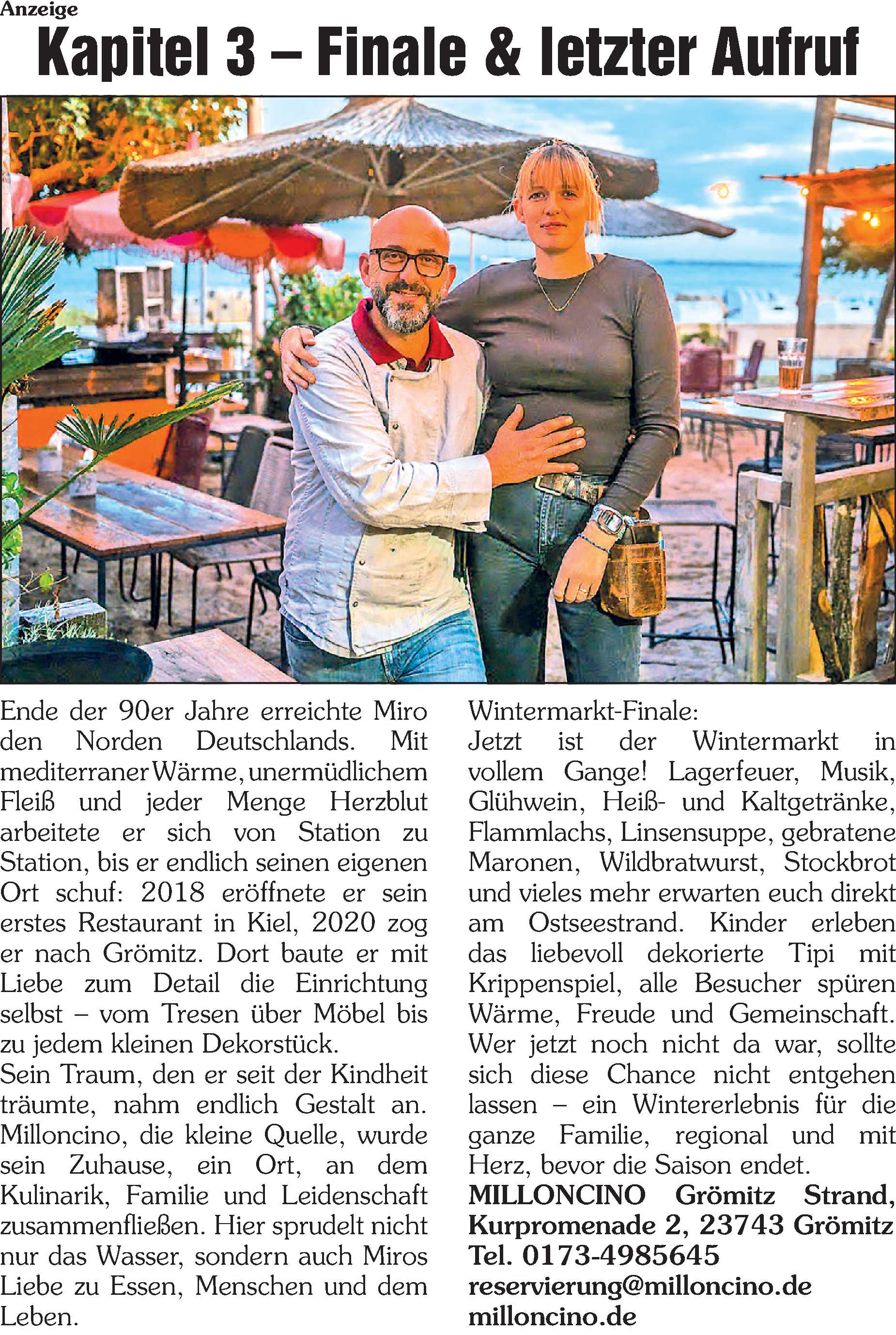 Kapitel 3 / Redaktionsanzeige 