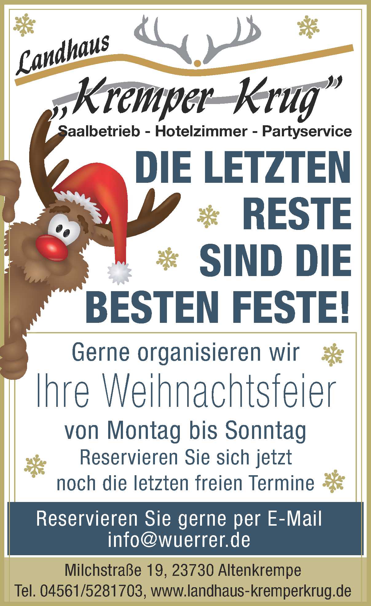 Gastronomie Sonderseiten