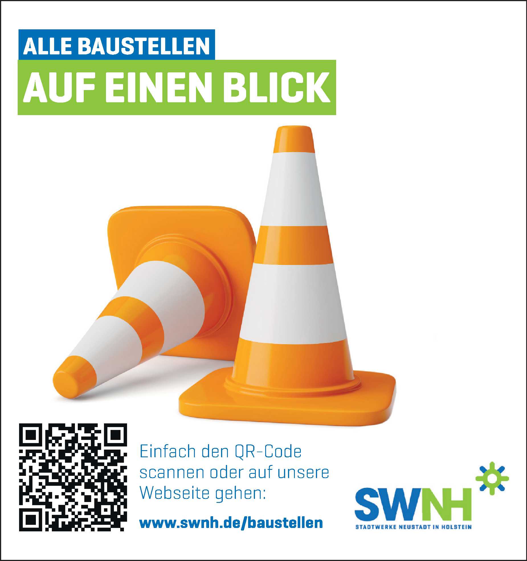 Baustellenanzeige