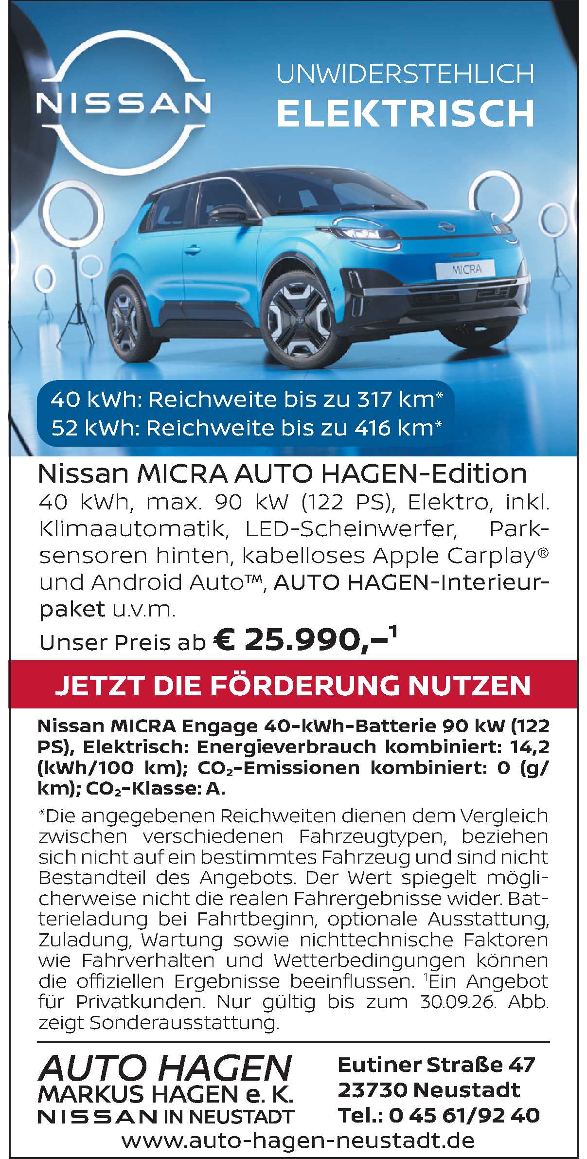 Micra Elektromobilität