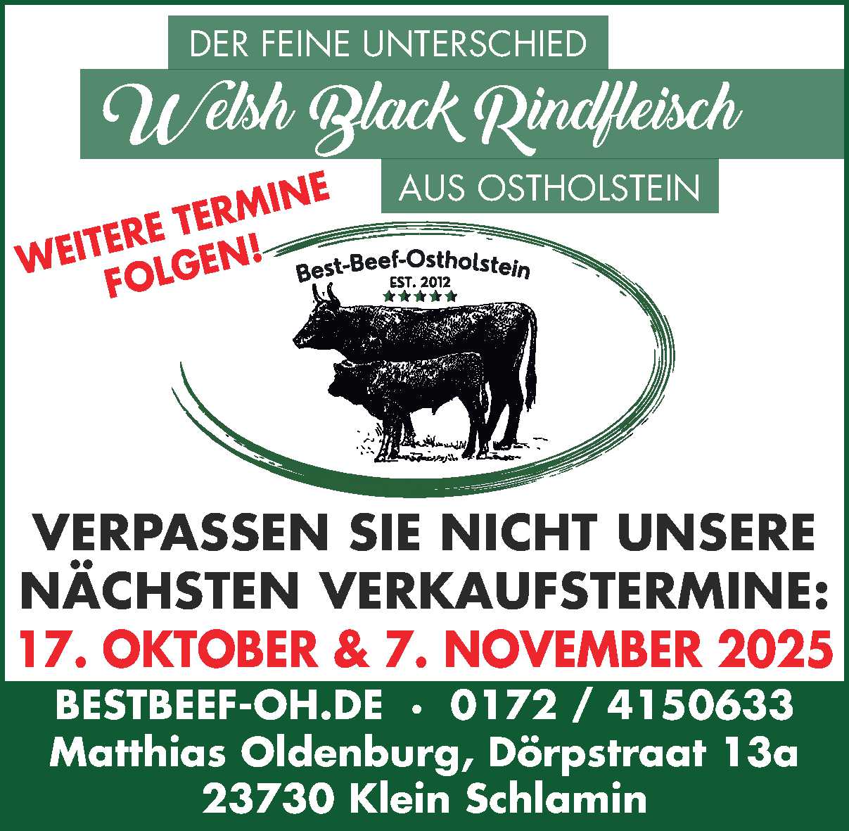 Weil wir wissen was wir tun 2025