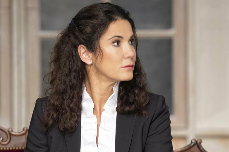 Szenenfoto von "Das Blaue vom Himmel" mit Mariella Ahrens.