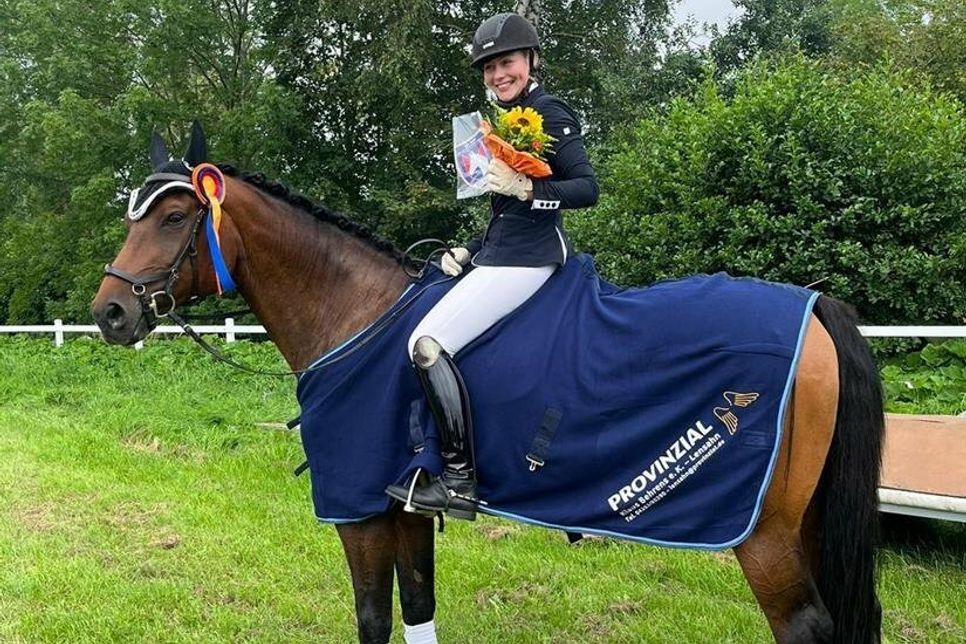 Nele Schwertner mit Almira.