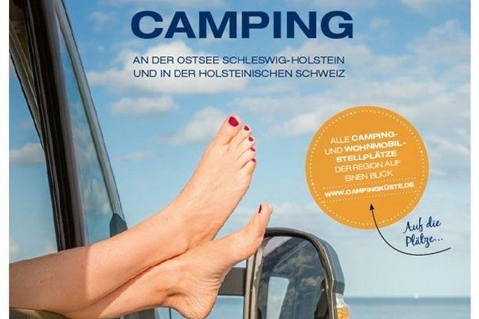 Die neue Camping-Broschüre des Ostsee-Holstein Tourismus bietet ab sofort auf 68 Seiten eine bunte Übersicht über die Camping- und Wohnmobilstellplätze der Region zwischen Glücksburg und Travemünde sowie in der Holsteinischen Schweiz. Bild: www.ostsee-schleswig-holstein.de/Oliver Franke