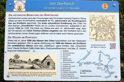Eine der 14 Schautafeln