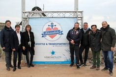 André Rosinski, Hansi Conzelmann (beide Tourismus Agentur Lübecker Bucht), Birte Friedländer (Dünenmeile), Tobias Uecker (Tobis Fahrspaß), Marcus Beutel (Küstenfieber), Tung Truong (Café Wichtig), Philipp Wichmann (Gosch) (v. lks.).