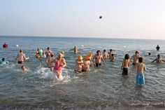 Wagemutig stürzten sich 66 tollkühne Männer und Frauen in die Ostsee.