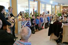 Der Auftritt des Kinderchores der Kita „Am Kaiserholz“ war der Höhepunkt beim Frühstück.