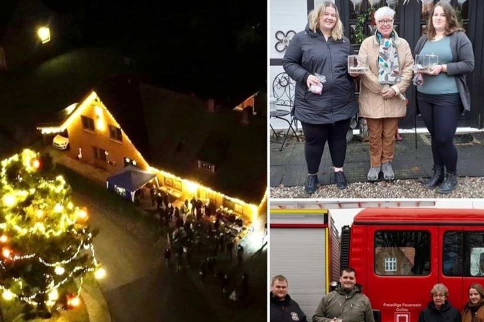 Ramona und Alina Biallas überreichten die Spendengelder an Beate Rinck vom Förderverein „Hospiz Wagrien-Fehmarn e.V.“ (Foto oben rechts).
Jan-Christoph Evers sowie Gisela und Lisa Biallas überreichten den zweiten Teil der Spendengelder an Stephan Perner vom Familienhospiz „Kinder auf Schmetterlingsflügeln e.V.“ Pansdorf (Foto unten rechts).