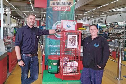 Hagebaumarkt Oldenburg unterstützt Tiere in Not.
