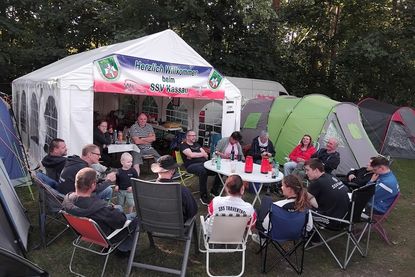 Das Zeltlager der Kassauer im letzten Jahr.