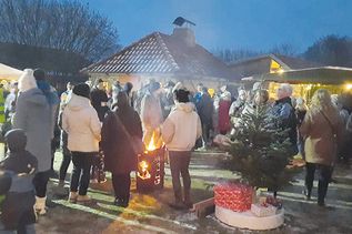 Wenn es dunkel wird am Dorfmuseum kommt eine ganz besondere Atmosphäre auf.