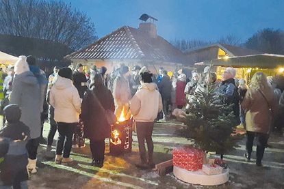Wenn es dunkel wird am Dorfmuseum kommt eine ganz besondere Atmosphäre auf.