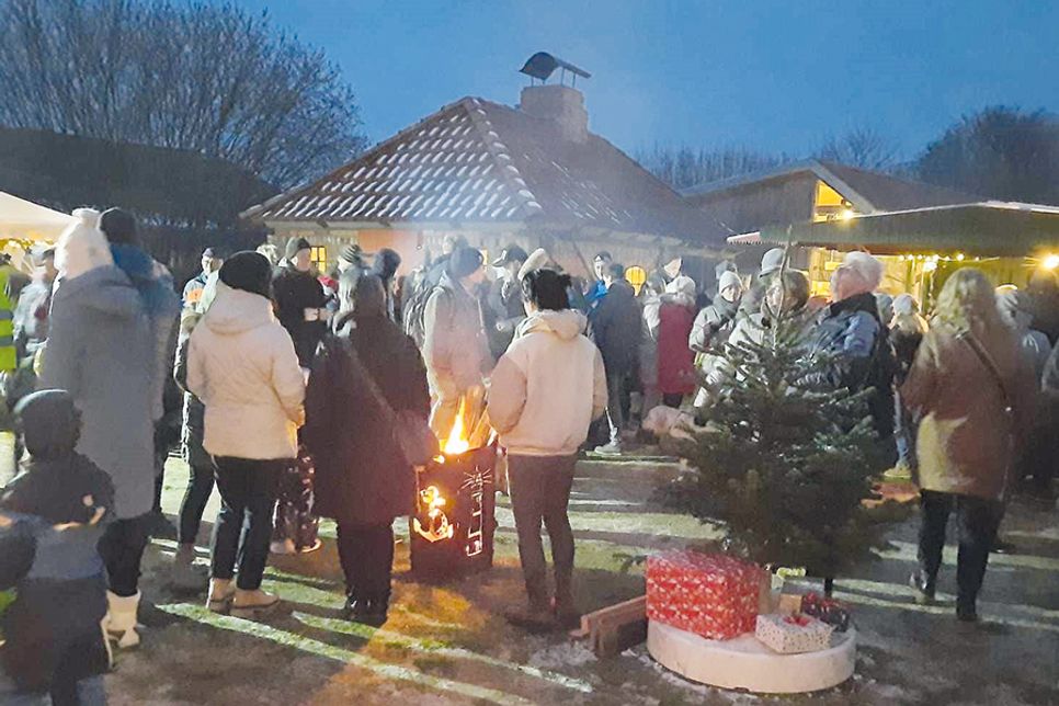 Wenn es dunkel wird am Dorfmuseum kommt eine ganz besondere Atmosphäre auf.
