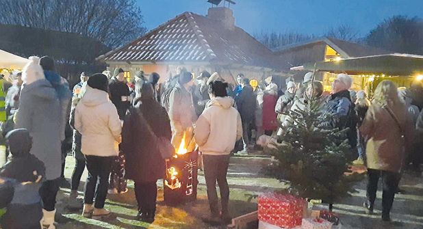 Wenn es dunkel wird am Dorfmuseum kommt eine ganz besondere Atmosphäre auf.