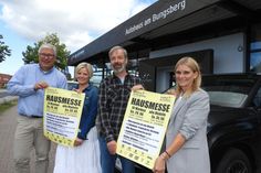 Andreas Ganzer, Birte Ganzer, Jan Knoop und Beate Knoop (v. lks.) freuen sich auf eine fröhliche Hausmesse. (Foto: Jabs)
