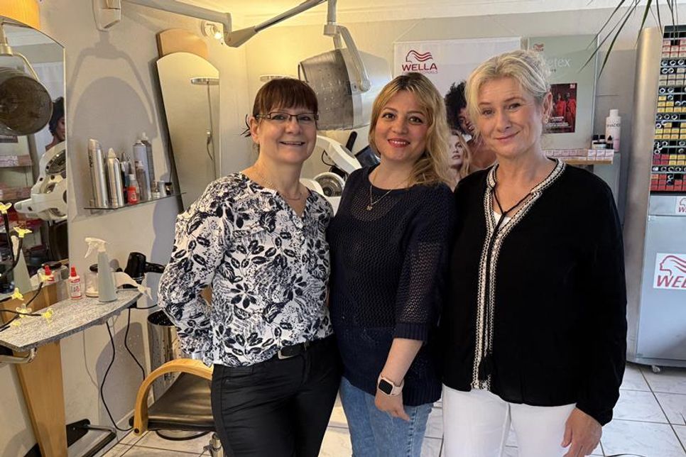 Verstehen sich bestens und freuen sich auf die nächsten Jahre: Michaela Langbehn, Azam Noshian und Michaela Poske (v. lks).