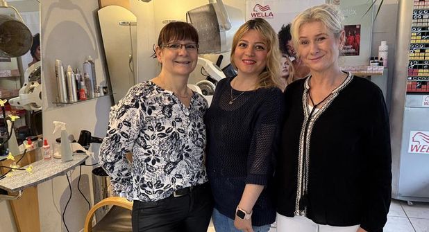 Verstehen sich bestens und freuen sich auf die nächsten Jahre: Michaela Langbehn, Azam Noshian und Michaela Poske (v. lks).