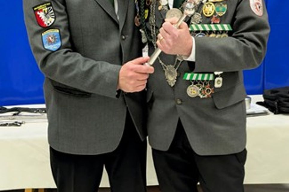 Thorsten Krüger übergibt die Führung der Gilde an Sven Kiekhäfer.