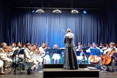 Das Schulorchester der Waldorfschule Lensahn.