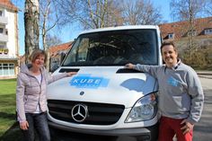 Sorgen für Durchblick: Filialleiterin Elke Fischer und Glasermeister Jörg Kube.