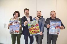 Mit Ratekaus Bürgermeister Thomas Keller (2.v.l.) stellten die Jugendarbeiter Ines Fellner, Patrick Bohle (2.v.r.) und André Hüttig die drei großen Angebote vor, die die Gemeindejugendpflege und der Gemeindejugendring Ratekau in nächster Zeit anbieten.