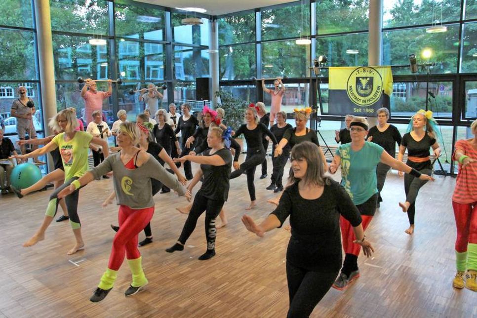 Die Turnsparte gab eine mitreißende Vorführung zum Besten.