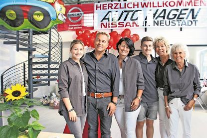 Familie Hagen freute sich über den Zuspruch der Einweihungsgäste.