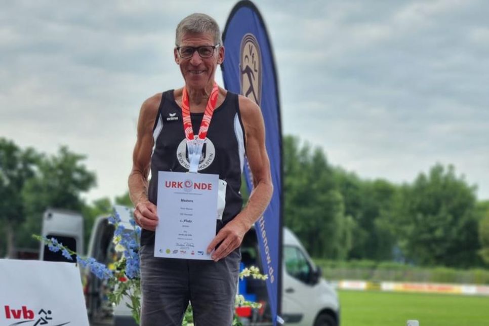 Peter Massny erkämpfte sich die Goldmedaille.