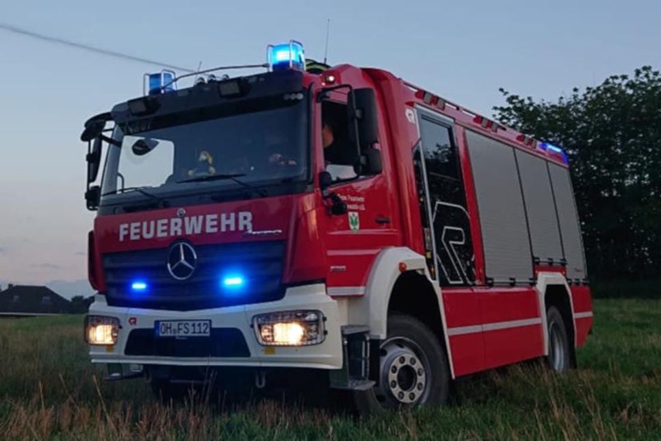 Die Feuerwehr informiert am Aktionstag über ihre Arbeit.