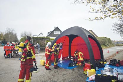 Mehrere Einsatzkräfte waren am Samstagnachmittag in der Straße Kiepenberg vor Ort.